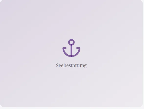 Seebestattung